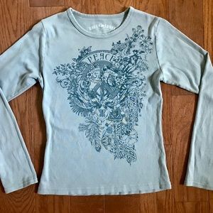 SOLD Green Label Peace Shirt✌🏽